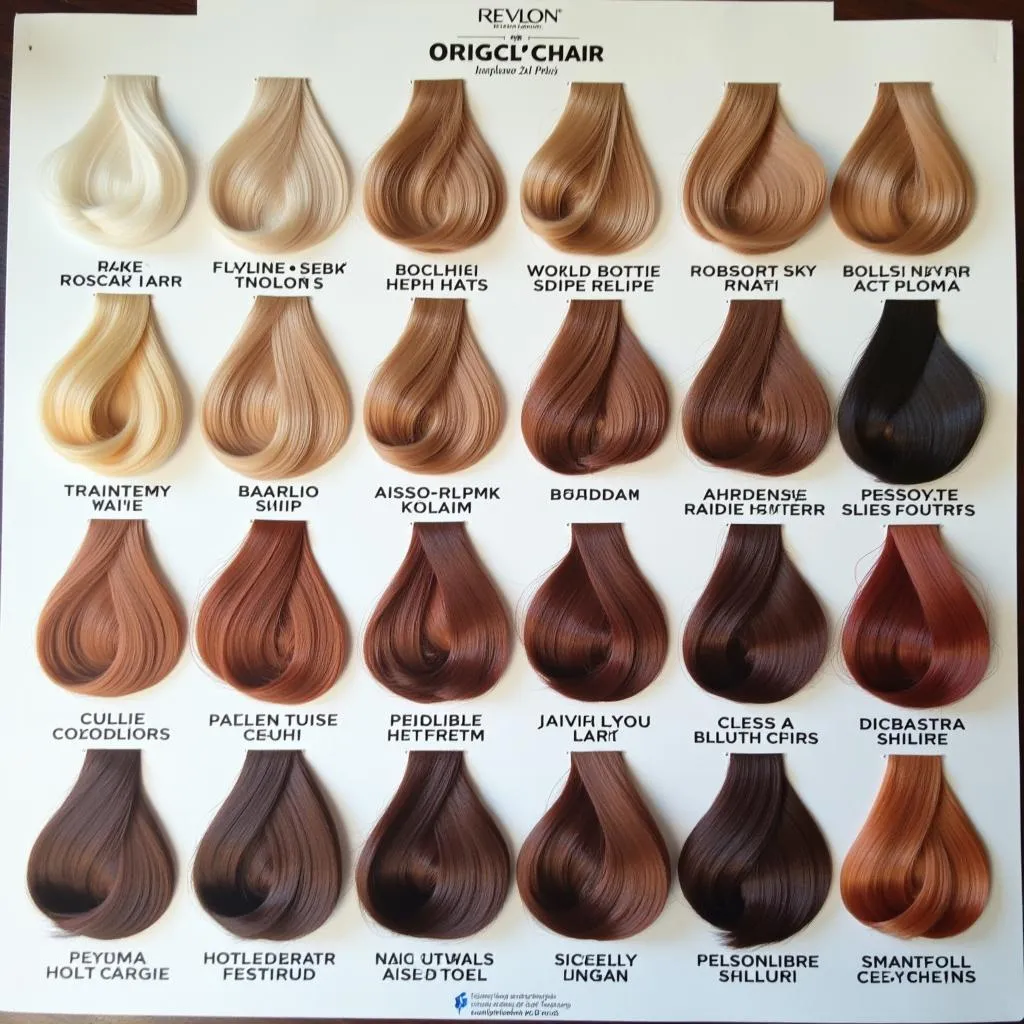 Revlon Hair Color Shades Chart Pakistan