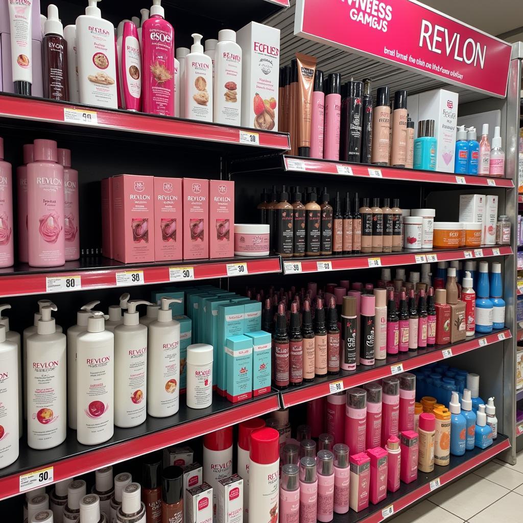 Revlon Products on Display in Pakistan