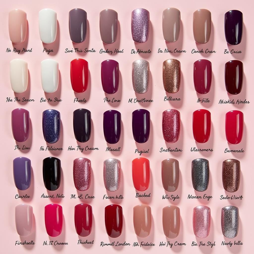 Rimmel London Nail Polish Range