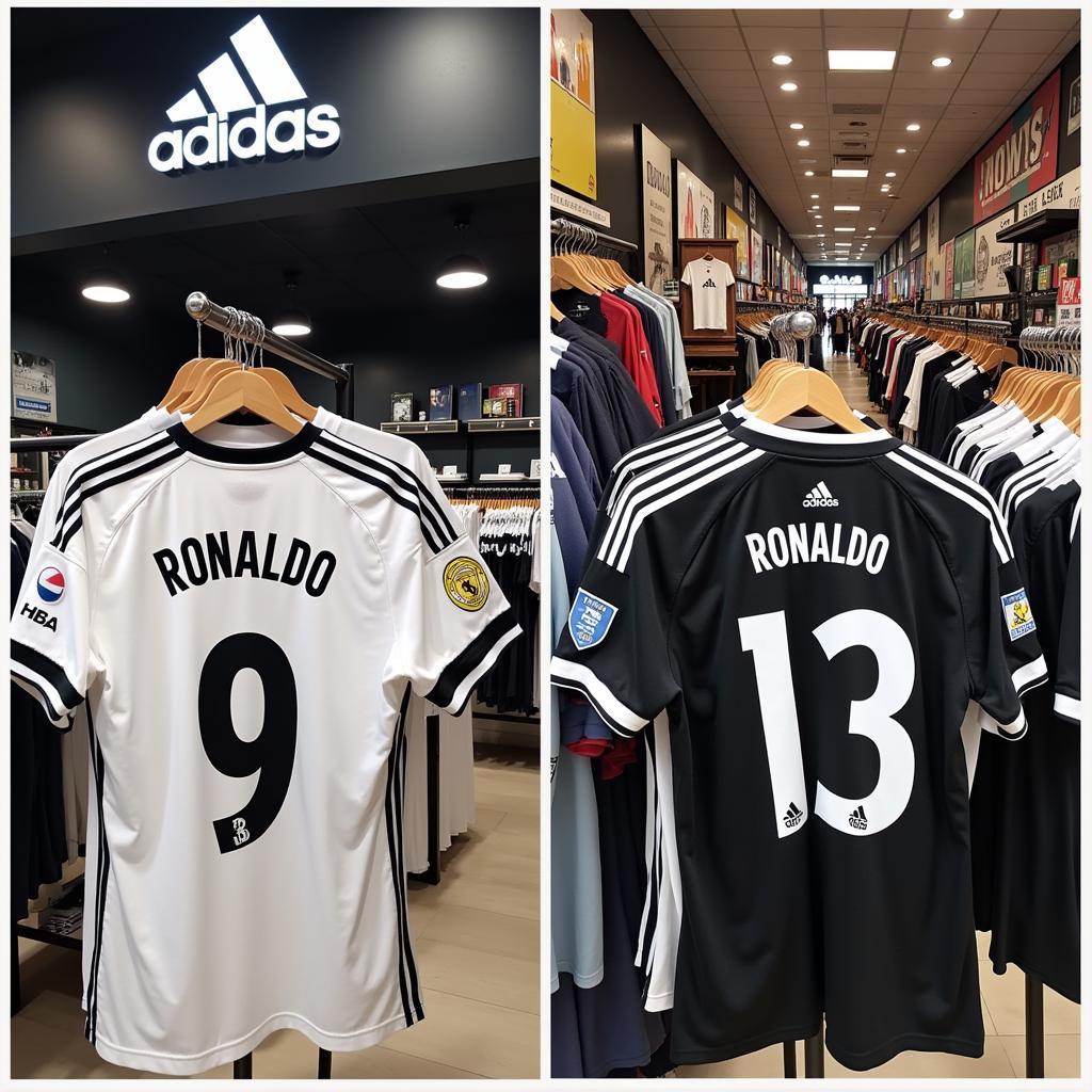 Ronaldo Shirts at Official Retailers and Local Markets