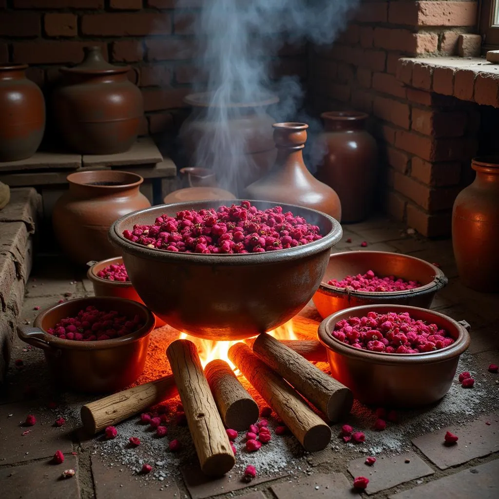 Rose Distillation Process in Pakistan