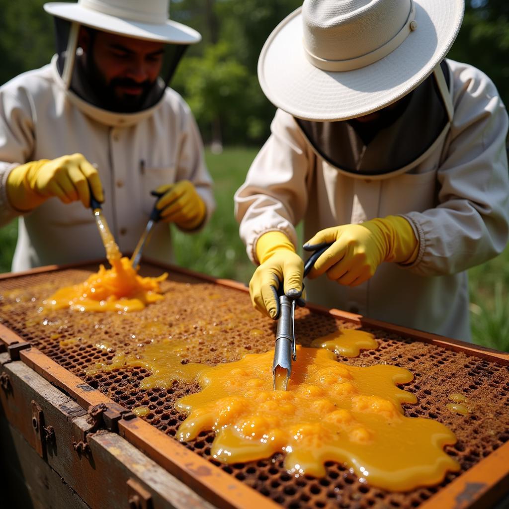 Royal Jelly Harvesting in Pakistan