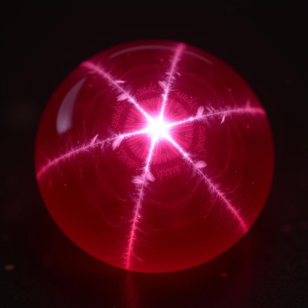 Ruby Star Stone from Pakistan