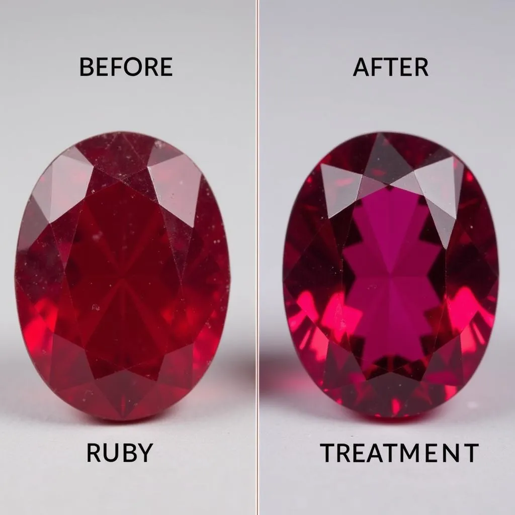 Comparing Treated and Untreated Rubies