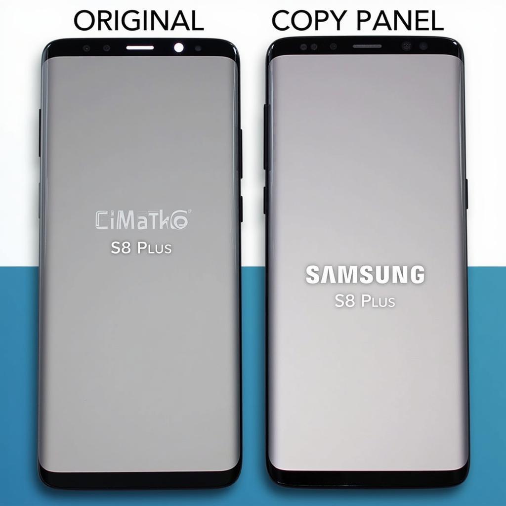 Samsung S8 Plus Original vs Copy Panel