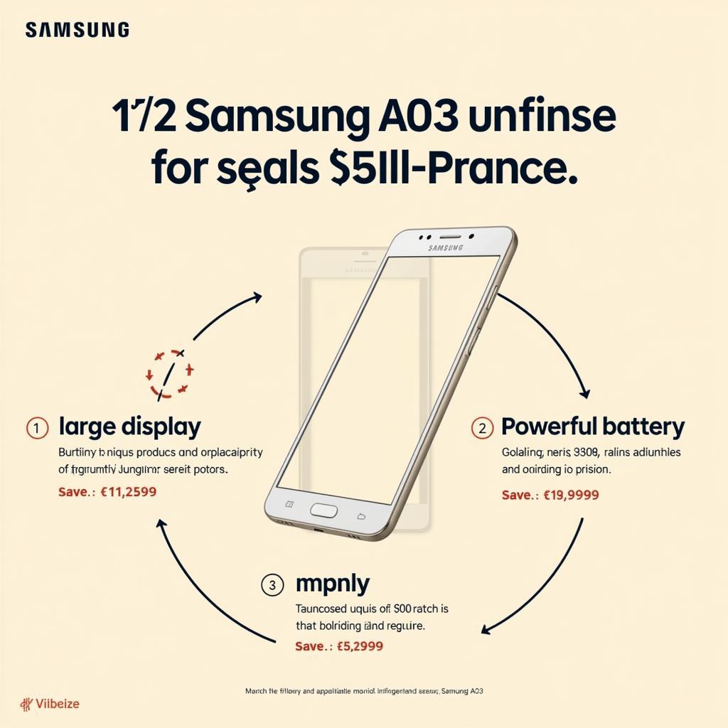 Highlighting Samsung A03 key features