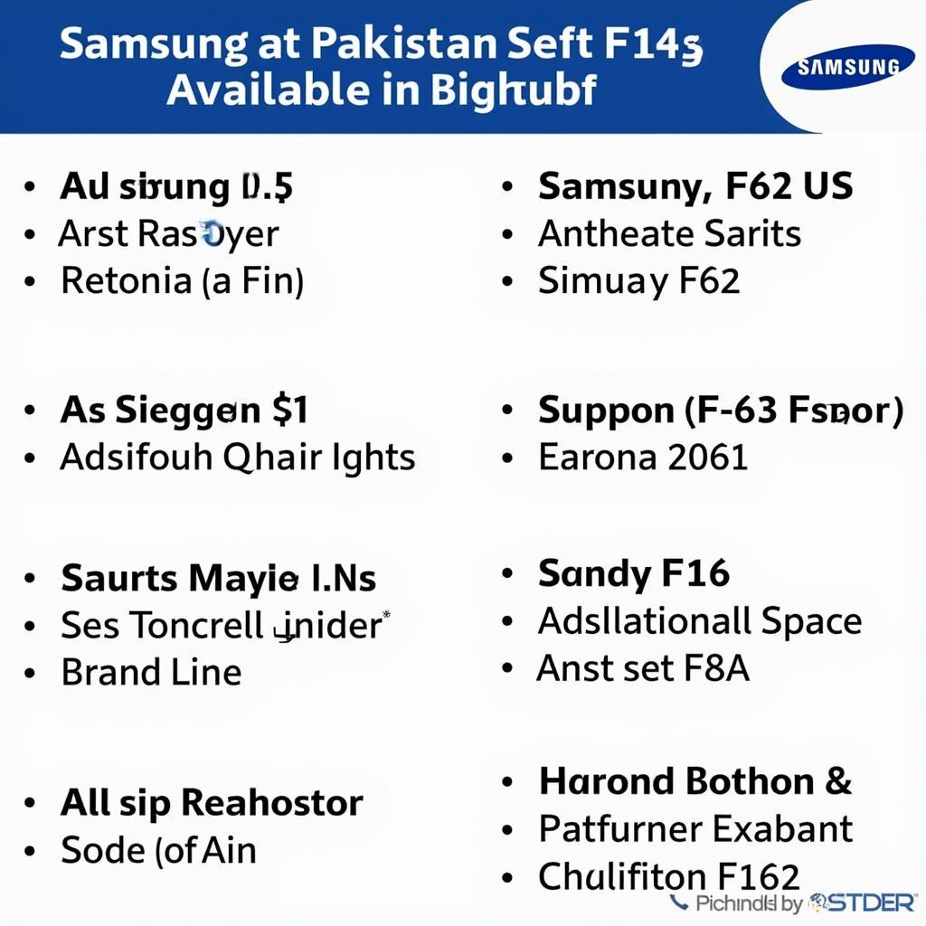 Samsung F62 Retail Stores in Pakistan