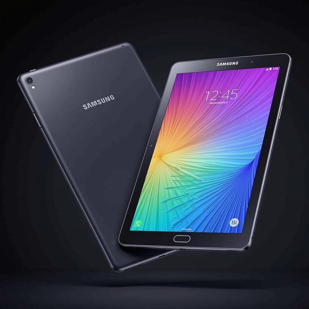 Samsung Galaxy Tab S3 with sleek design and vibrant display