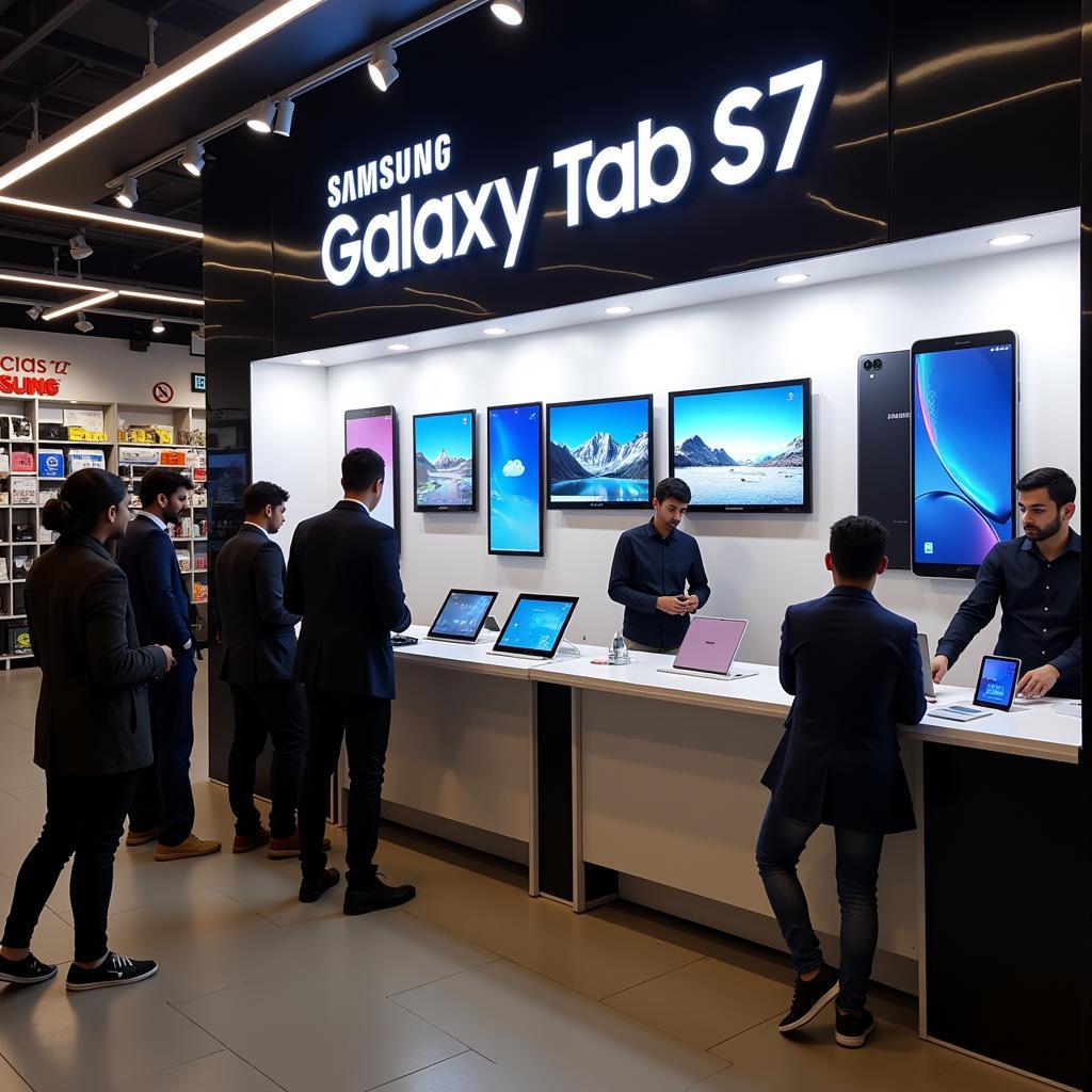 Samsung Galaxy Tab S7 in Retail Stores