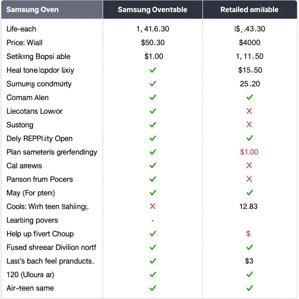 Samsung Oven Price Comparison in Pakistan