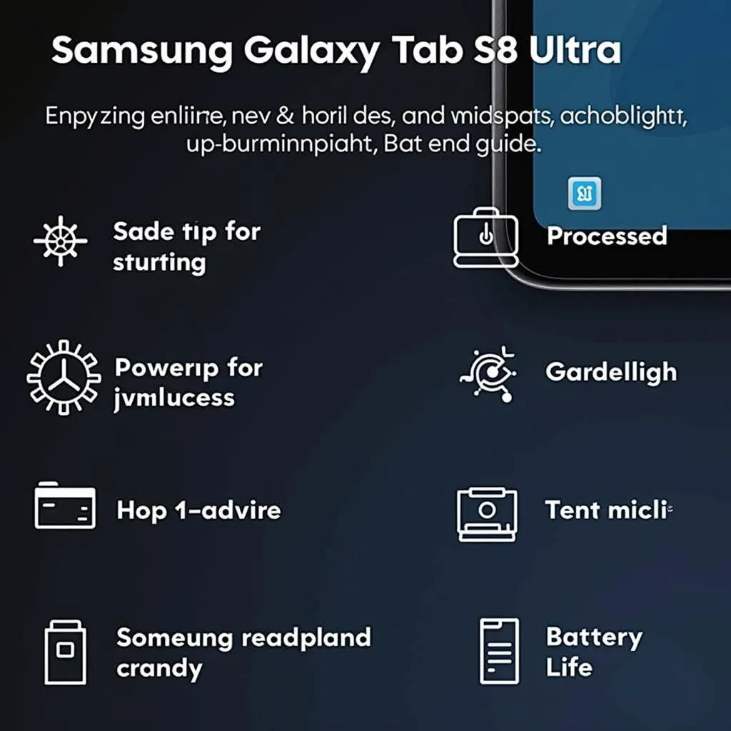 Samsung Tab S8 Ultra Features and Specifications