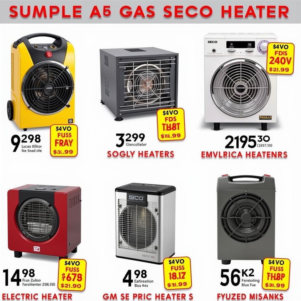 Seco Heater Models in Pakistan