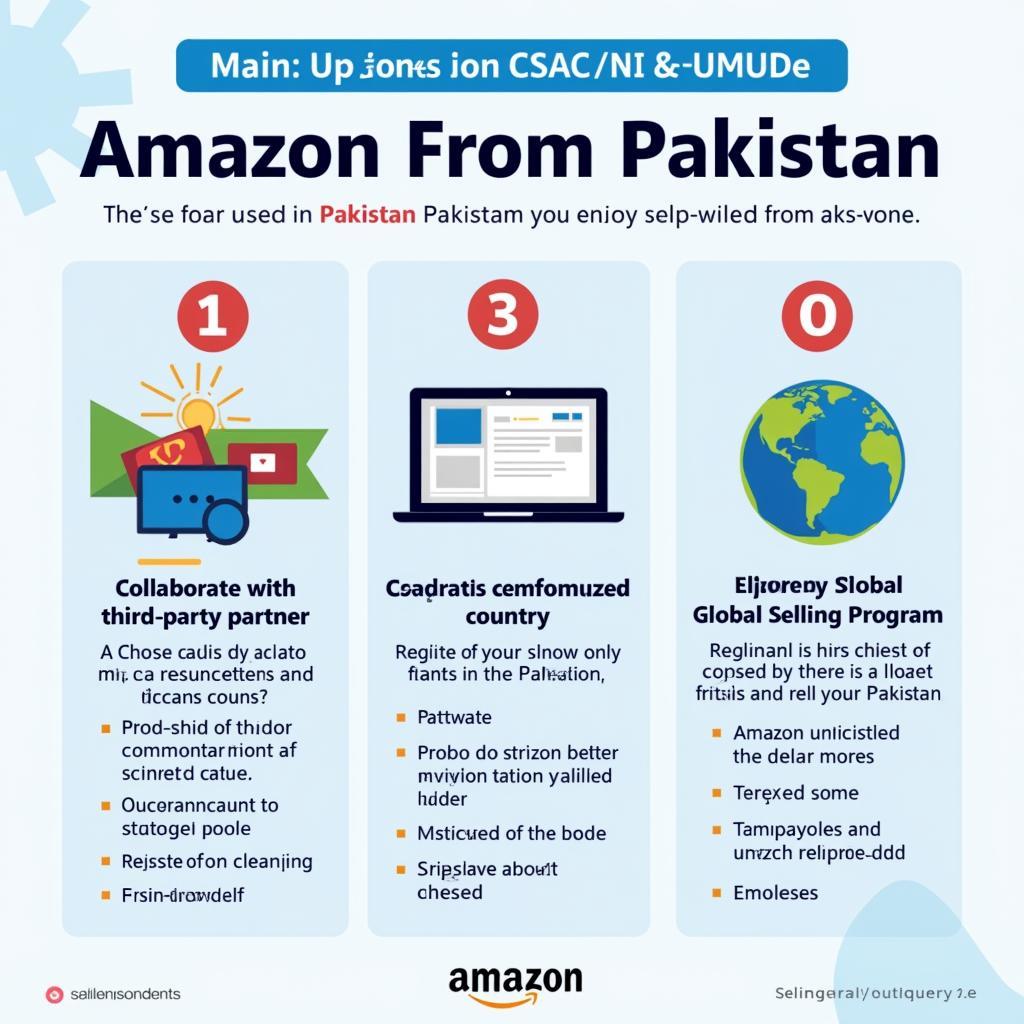 Options for Selling on Amazon from Pakistan