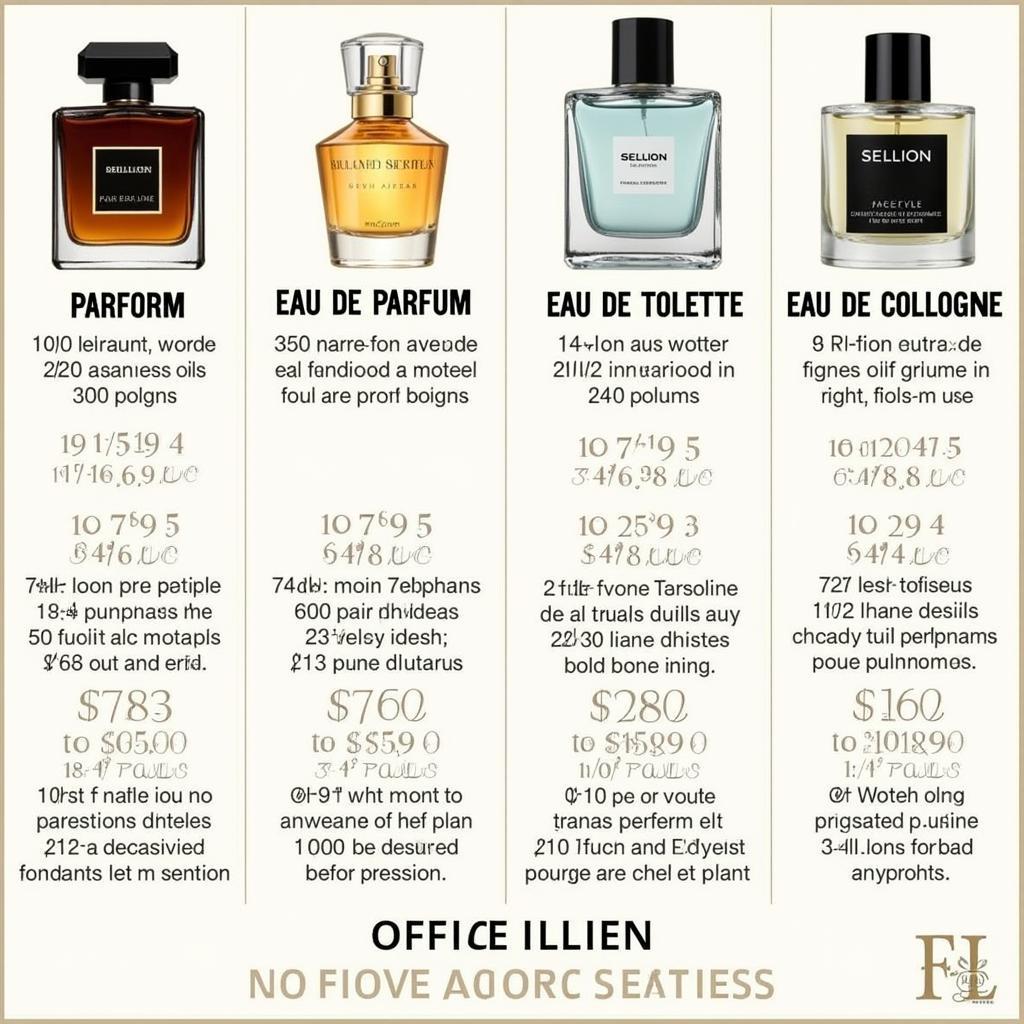 Sellion Perfume Concentrations