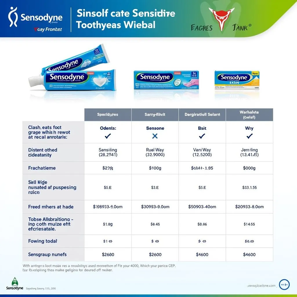 Sensodyne Toothpaste Price Range in Pakistan