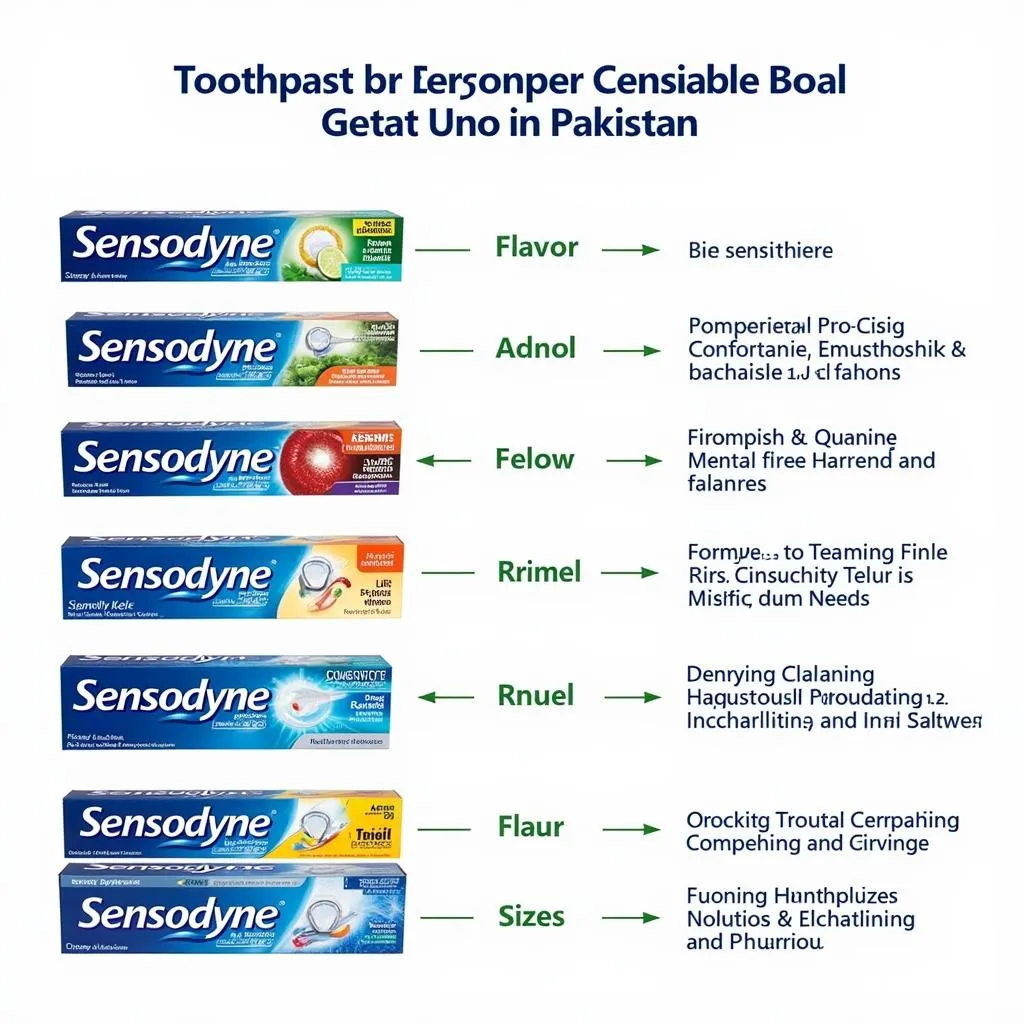 Sensodyne Toothpaste Variety Available in Pakistan