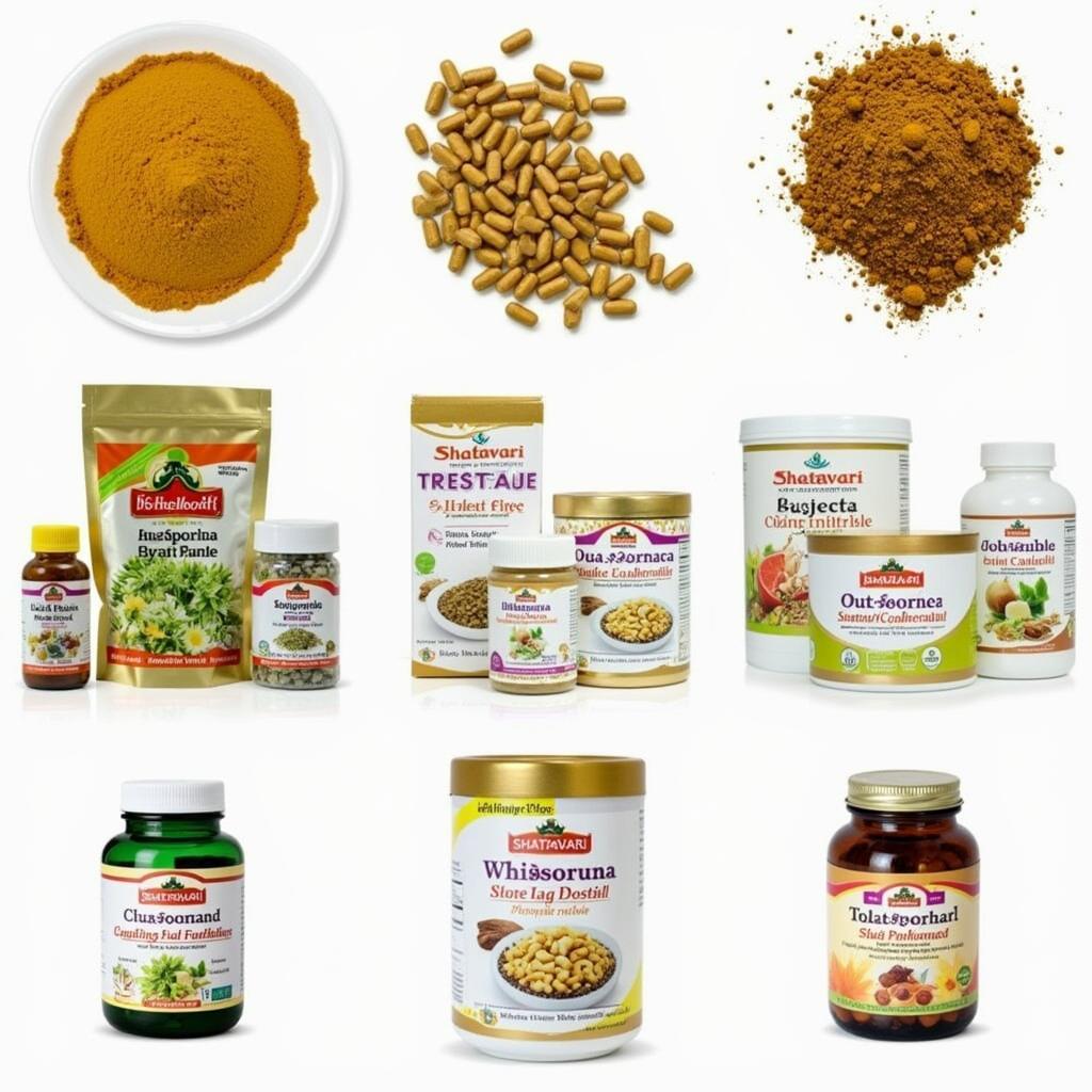 Various Shatavari Products in Pakistan