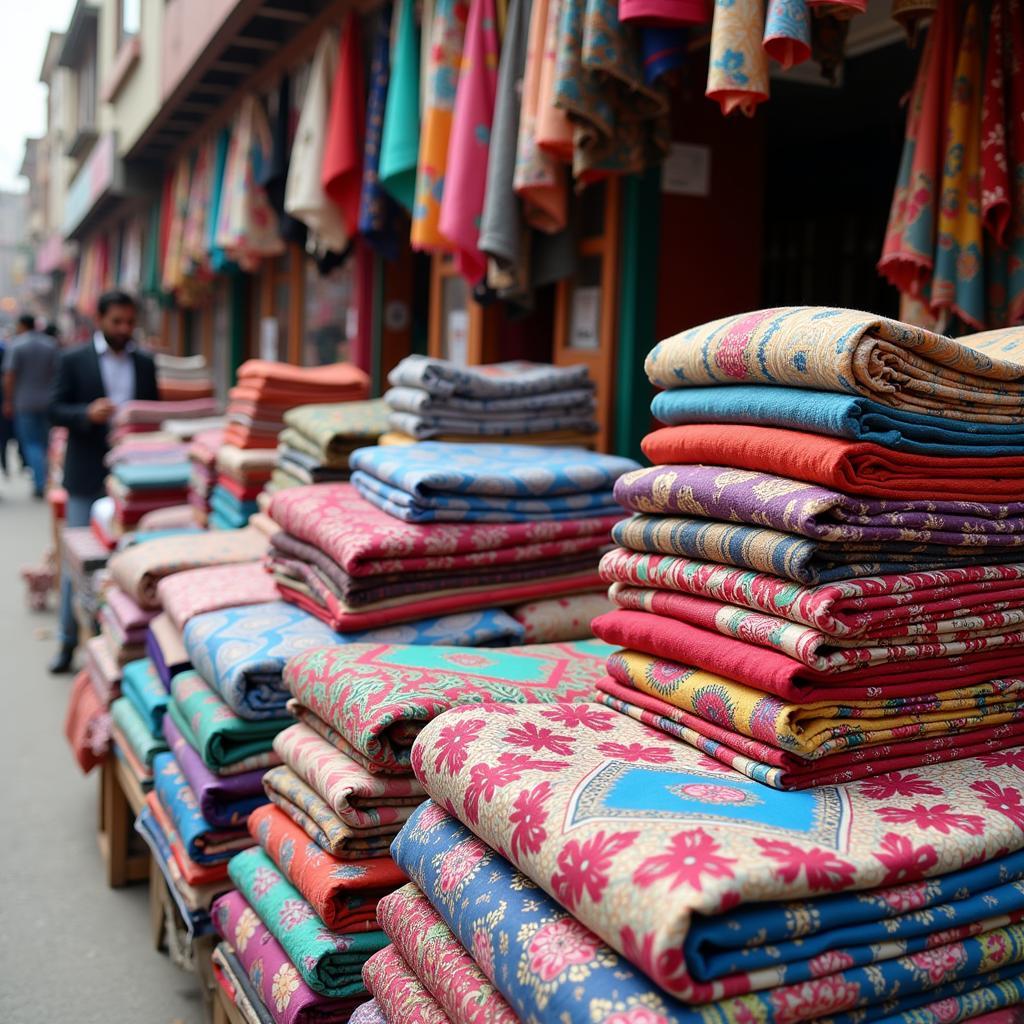 Exploring Bed Sheet Options in a Pakistani Market