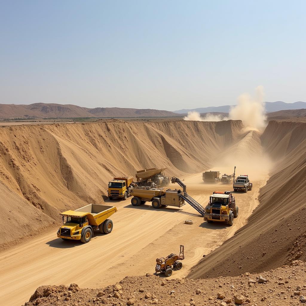 Silica Sand Mining Operations in Pakistan