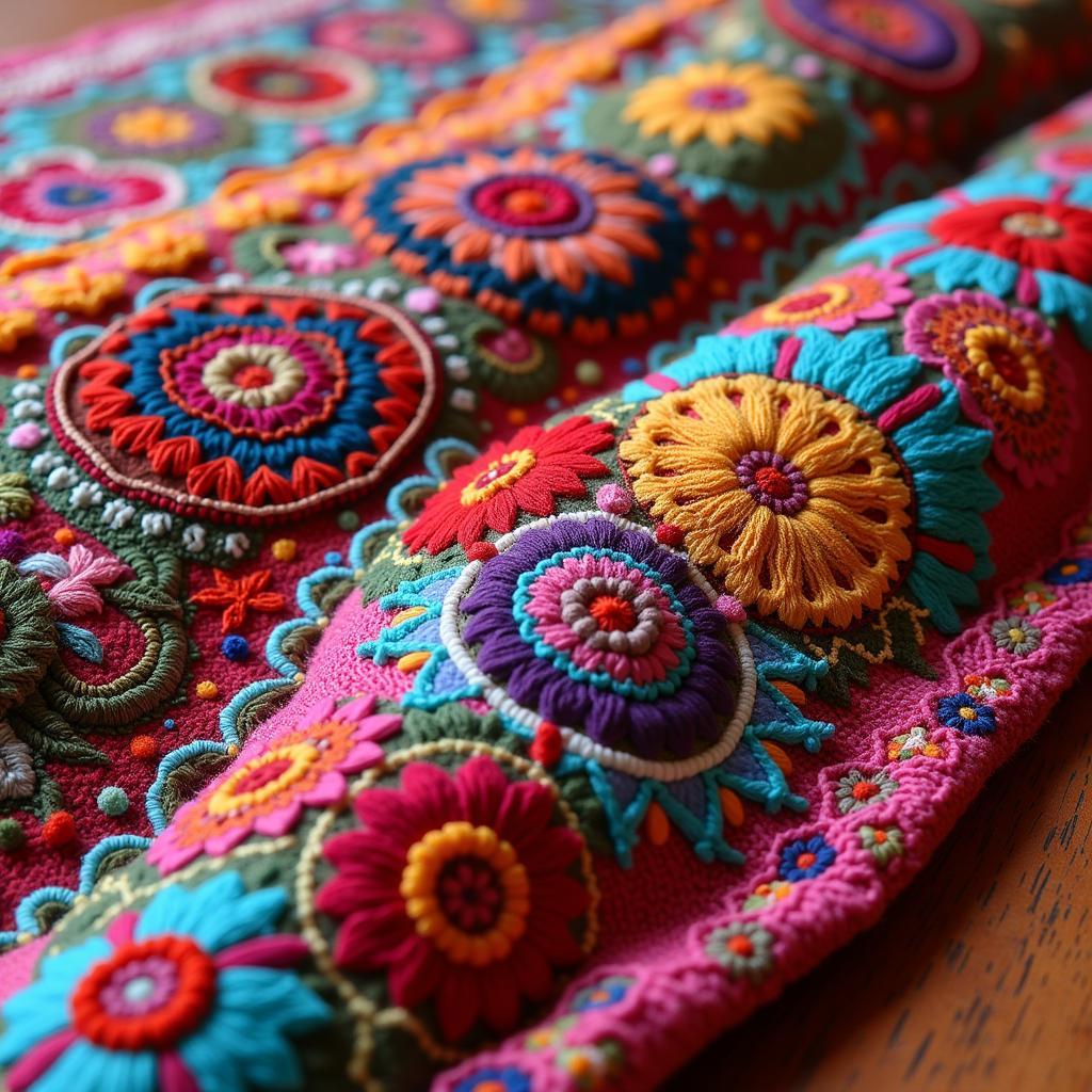 Sindhi Embroidered Blanket