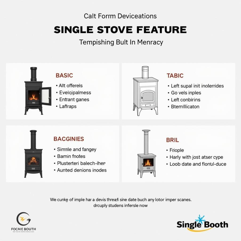 Single Stove Features Pakistan