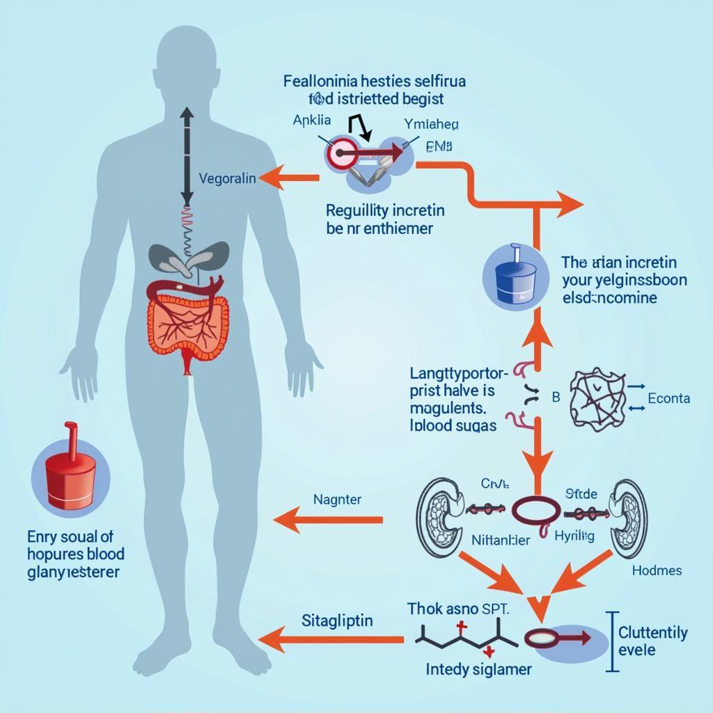 Sitagliptin Mechanism of Action Diagram