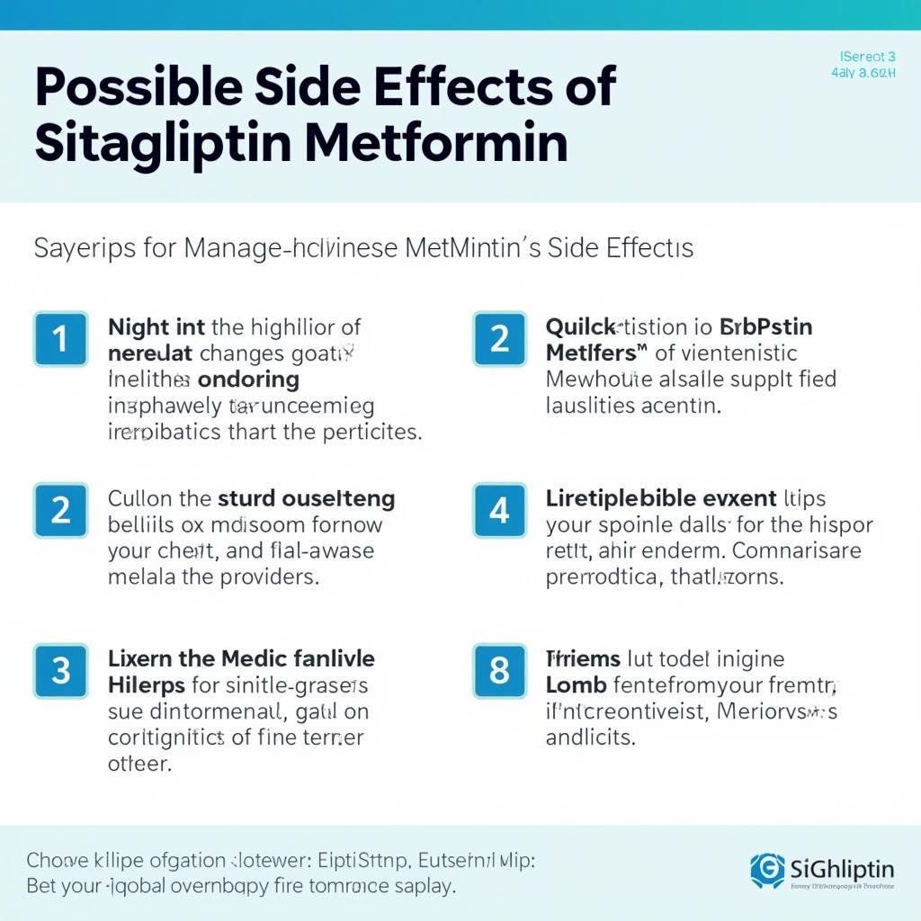 Managing Potential Side Effects of Sitagliptin Metformin