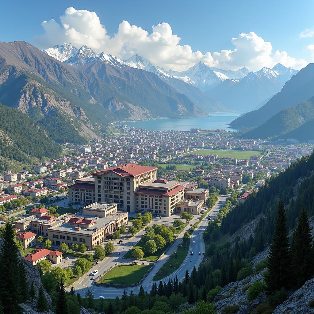 View of Skardu City