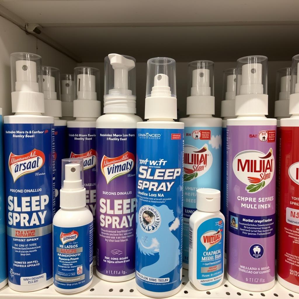 Different brands and types of sleep sprays available in Pakistan