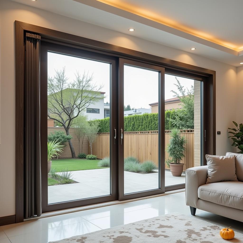 Modern Sliding Aluminium Door in Pakistan