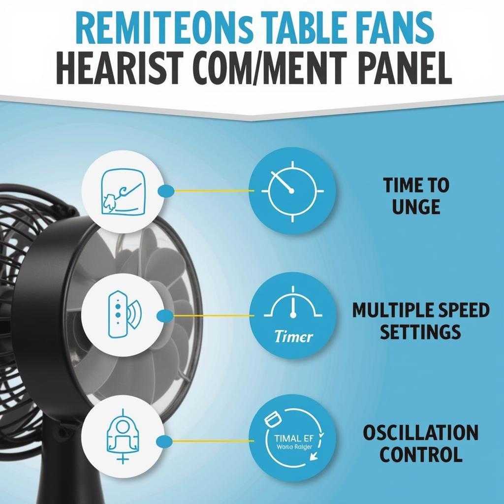 Small Table Fans with Advanced Features