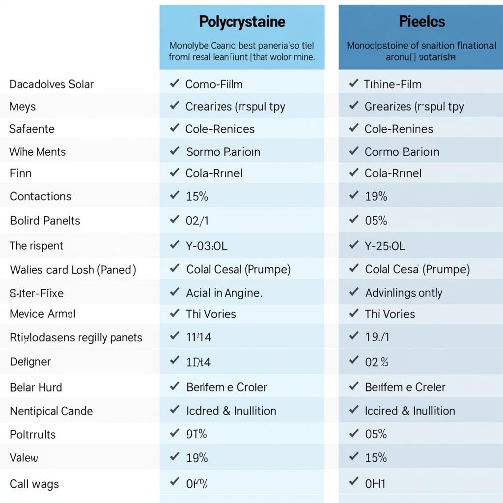 Comparing Different Solar Panel Types