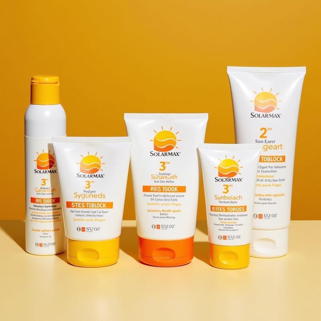 Solarmax Sunblock SPF Options