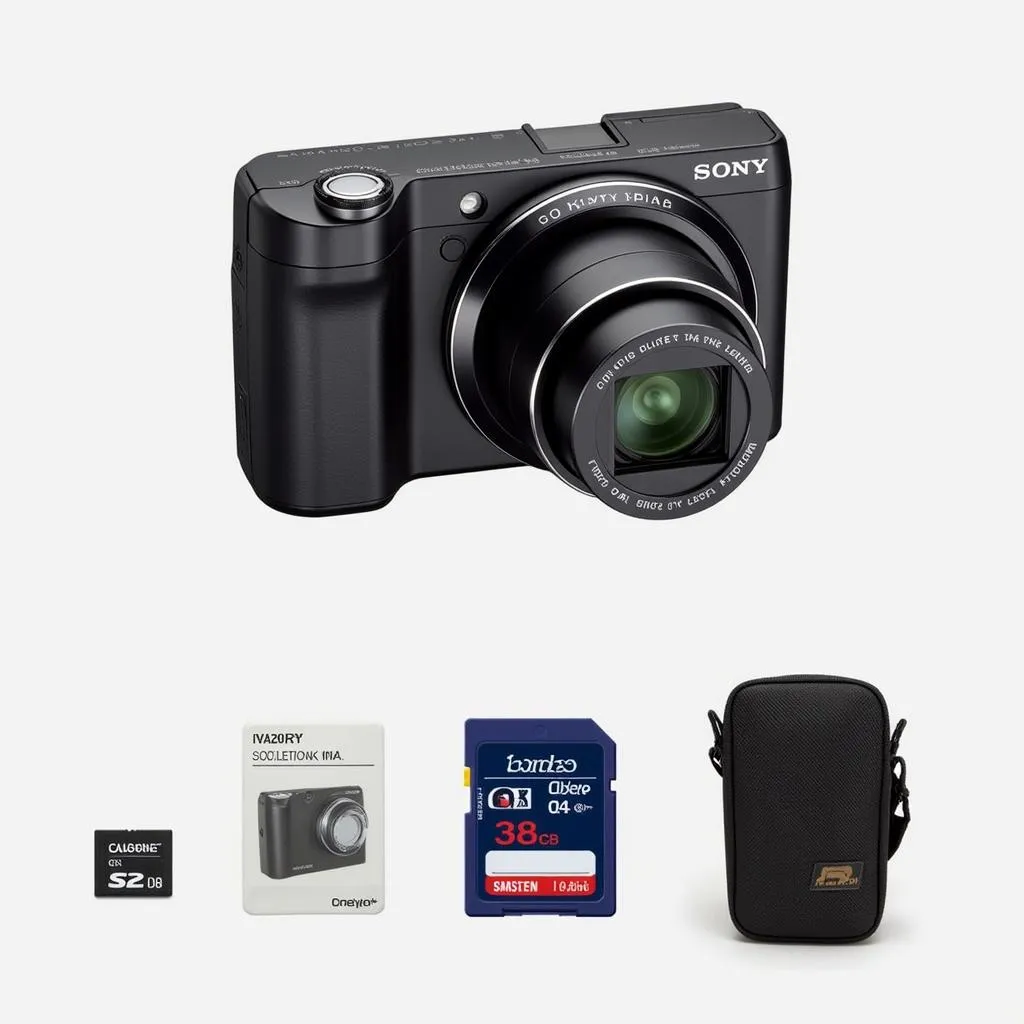 Sony Cyber Shot Camera with Accessories