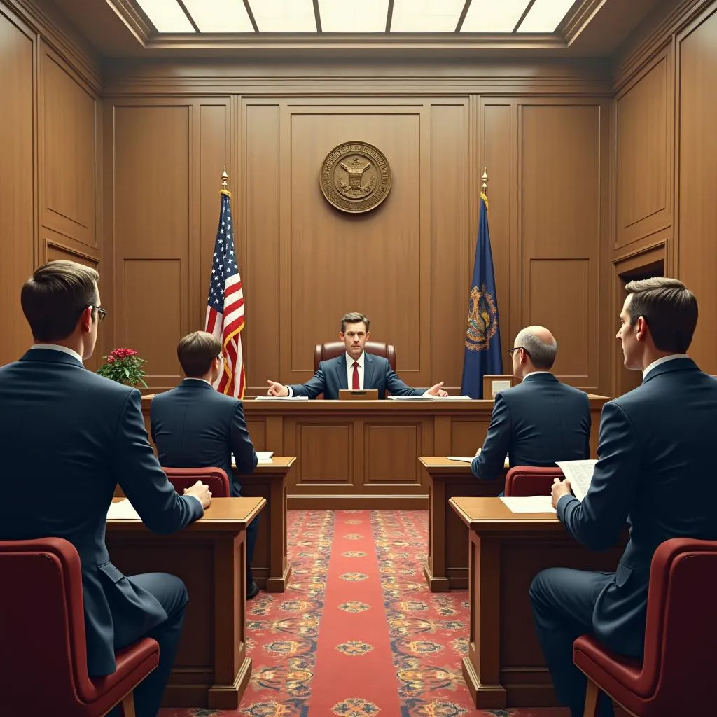 Specific Relief Act Courtroom Scene