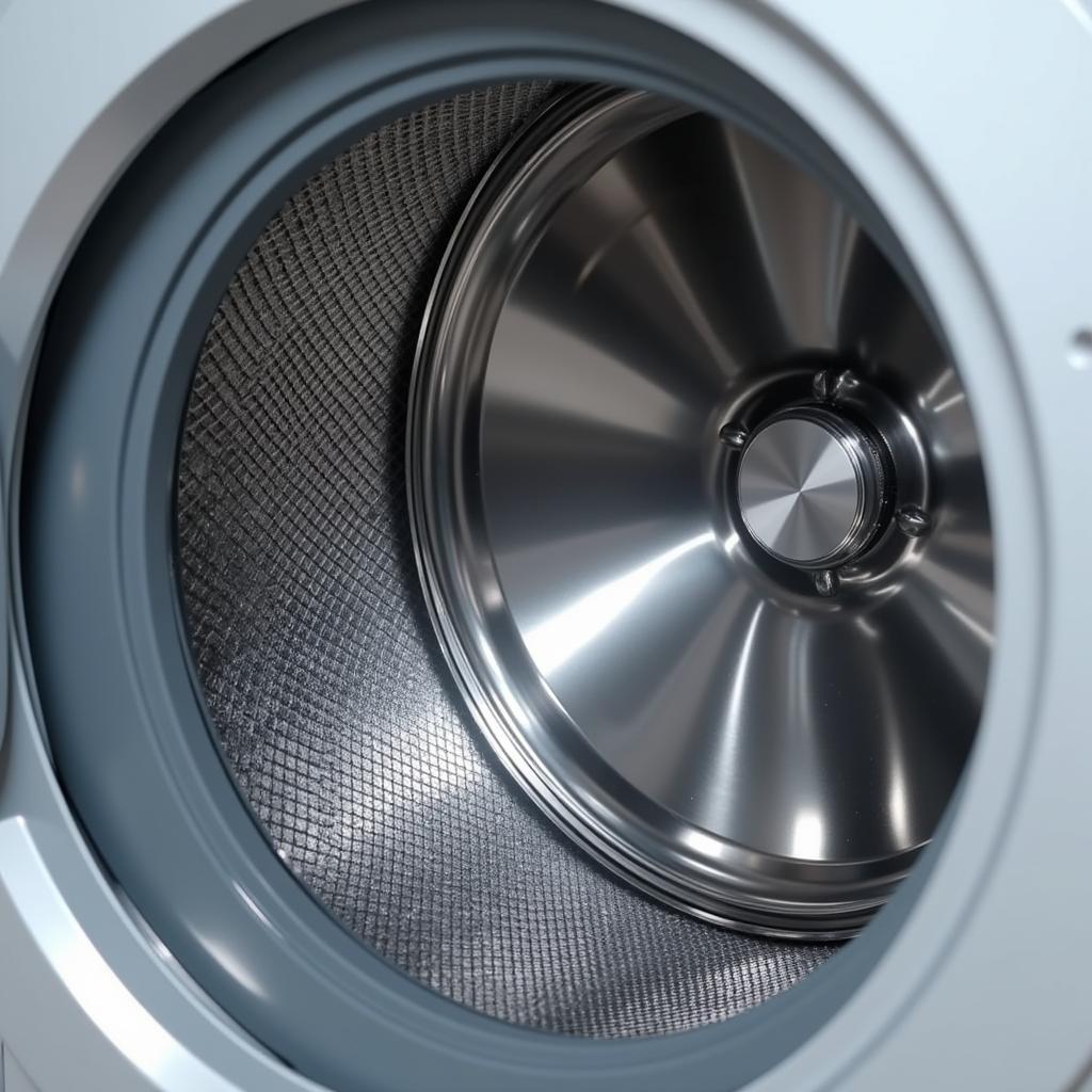 Washing Machine with Stainless Steel Drum