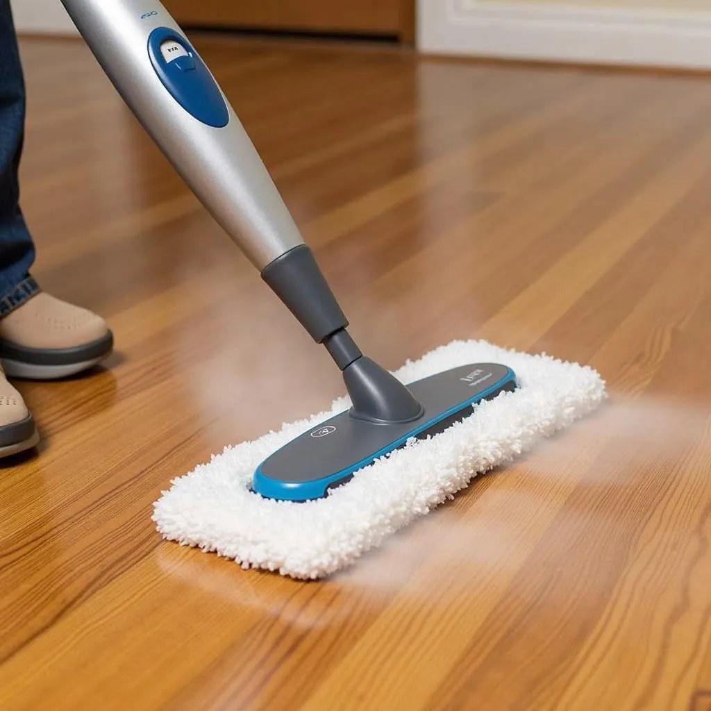 Cleaning Hardwood Floors with a Steam Mop in Pakistan