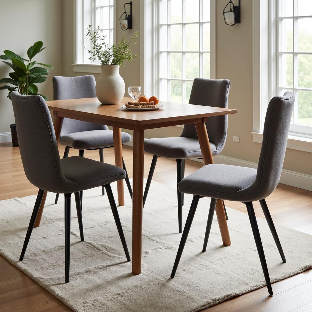 Modern Steel Dining Chairs