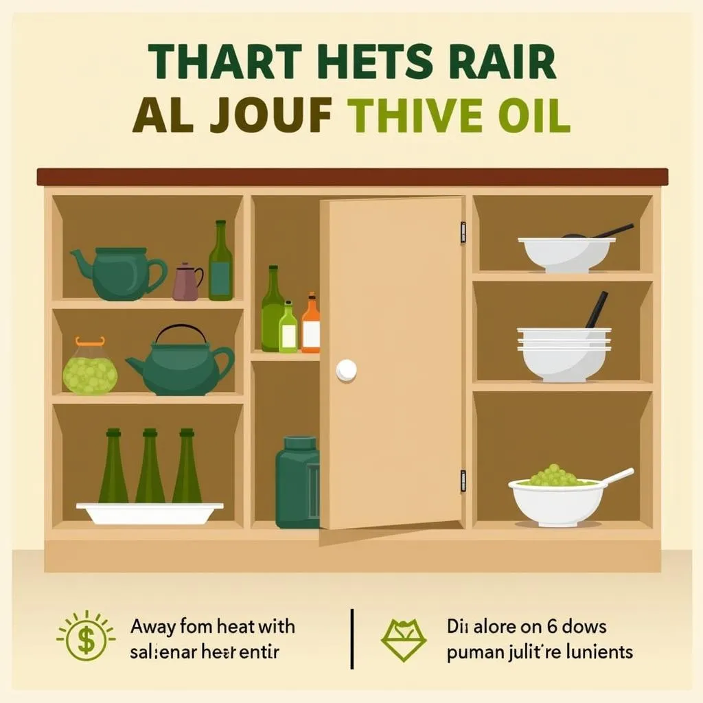 Proper storage of Al Jouf olive oil