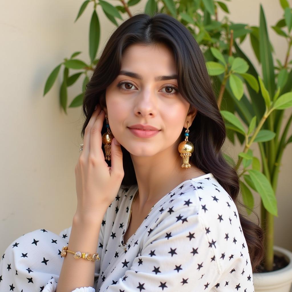 pakistani-fashion-blogger-wearing-jhumka