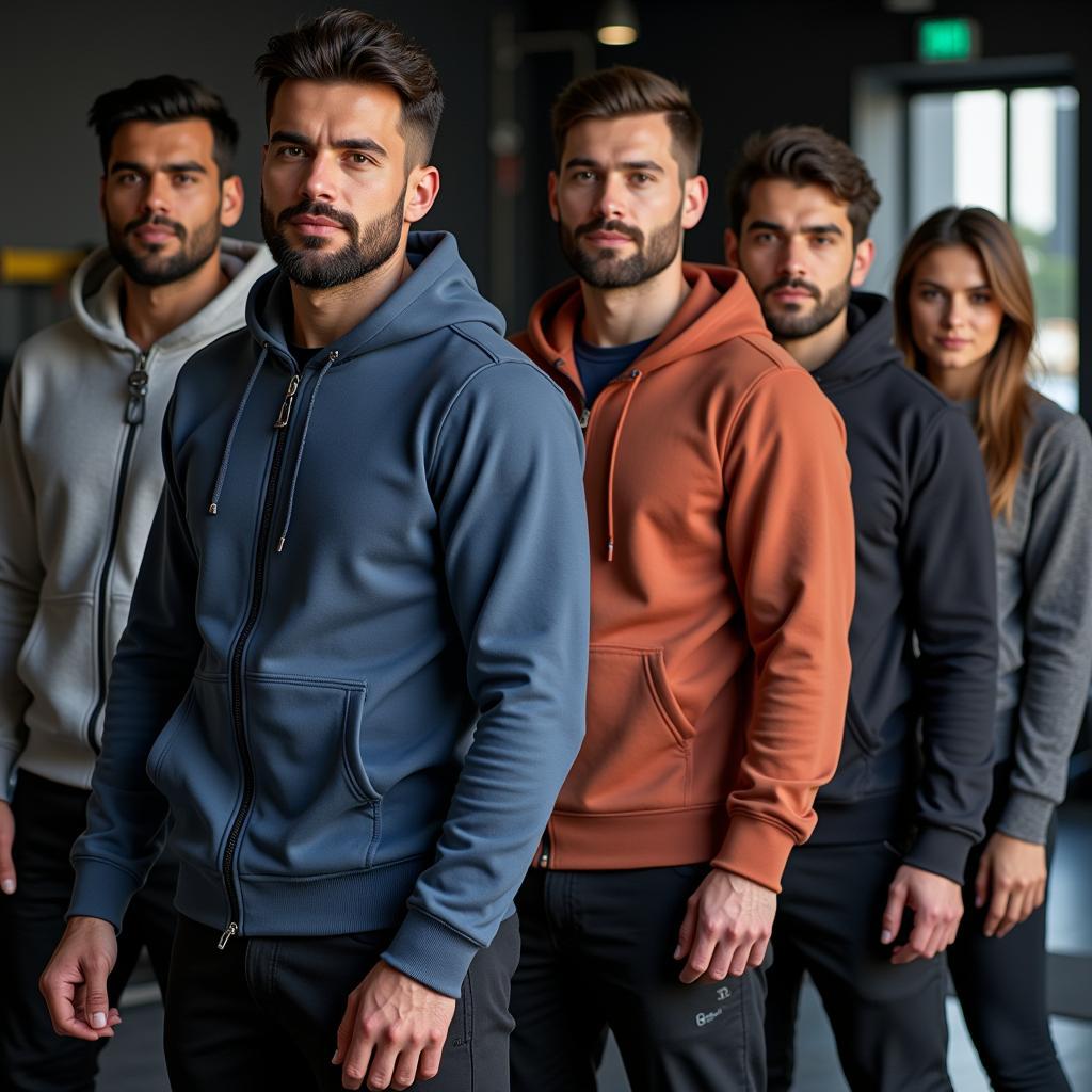 Men and Women Sporting Stylish Gym Hoodies in Pakistan