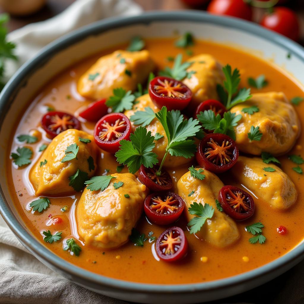 Sun Dried Tomato Chicken Curry