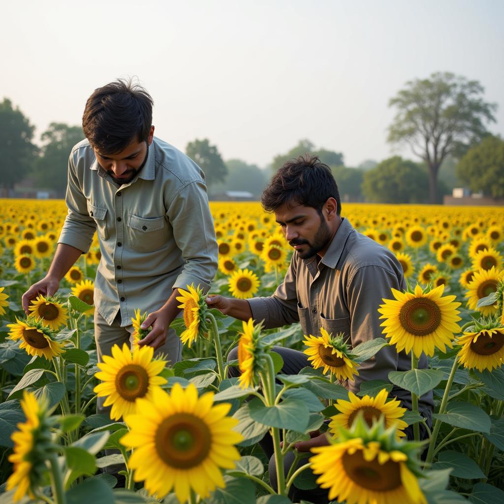 Sunflower Farmers in Pakistan