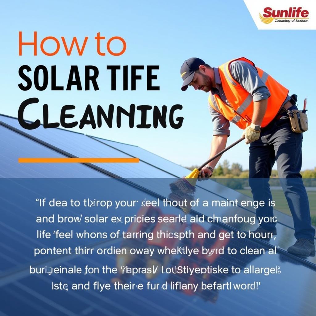 Sunlife Solar Panel Maintenance in Pakistan