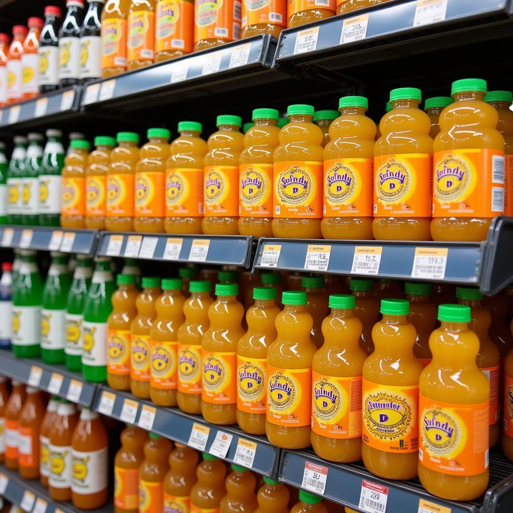 Sunny D on Supermarket Shelves