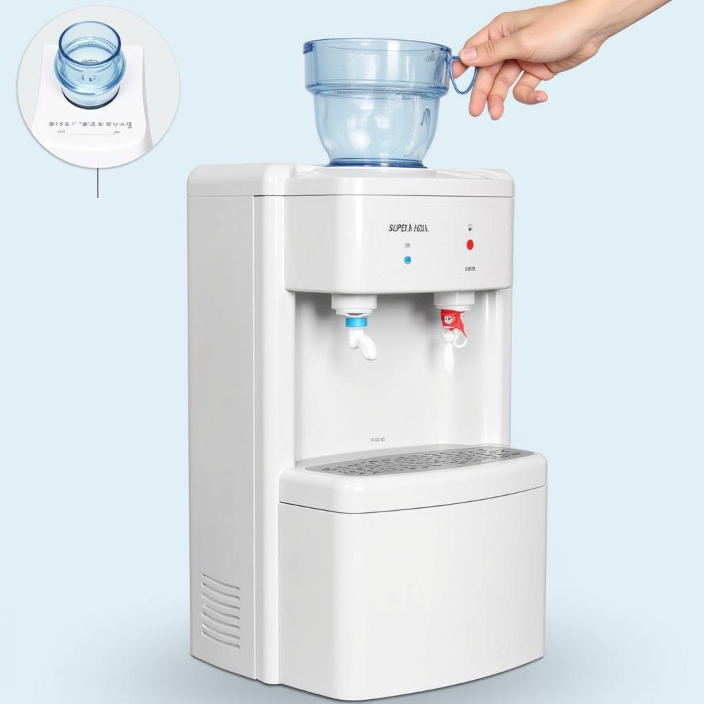 Super Asia Top Loading Water Cooler