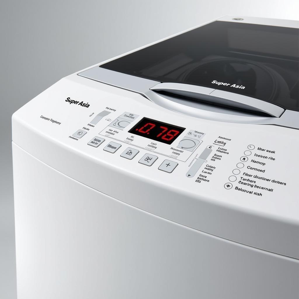 Super Asia Washing Machine Features