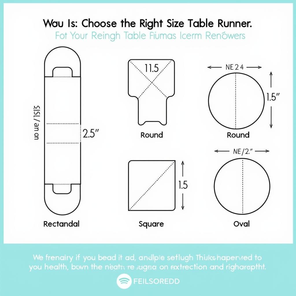 Table Runner Size Guide for Different Table Shapes