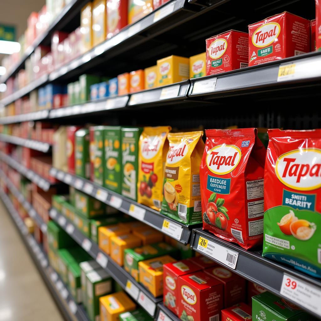 Tapal Tea Bags on Supermarket Shelf