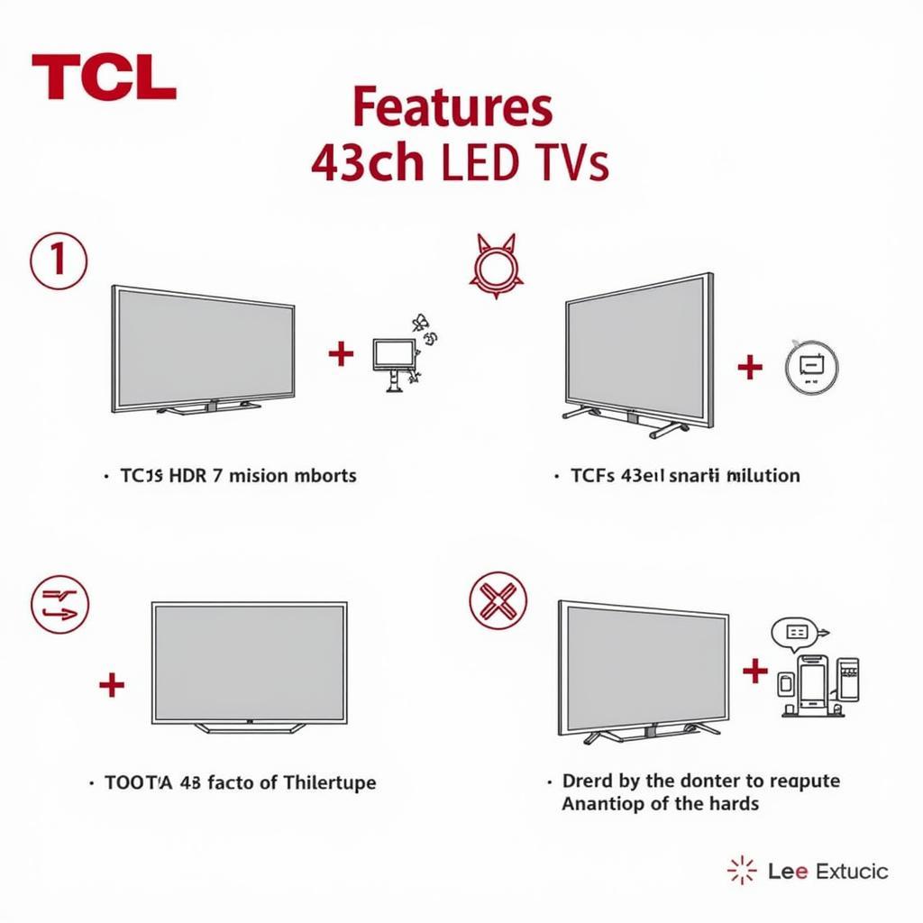 TCL 43 Inch LED TV Features